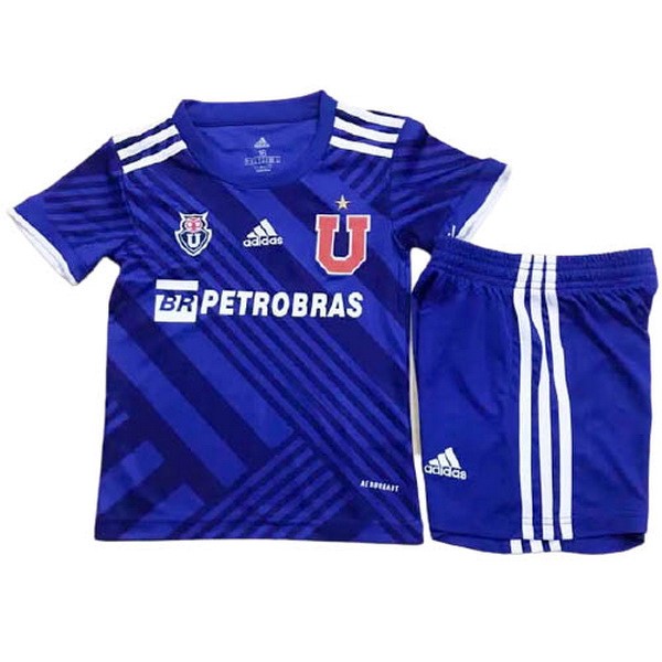 Camiseta Universidad De Chile 1ª Kit Niño 2021 2022 Azul
